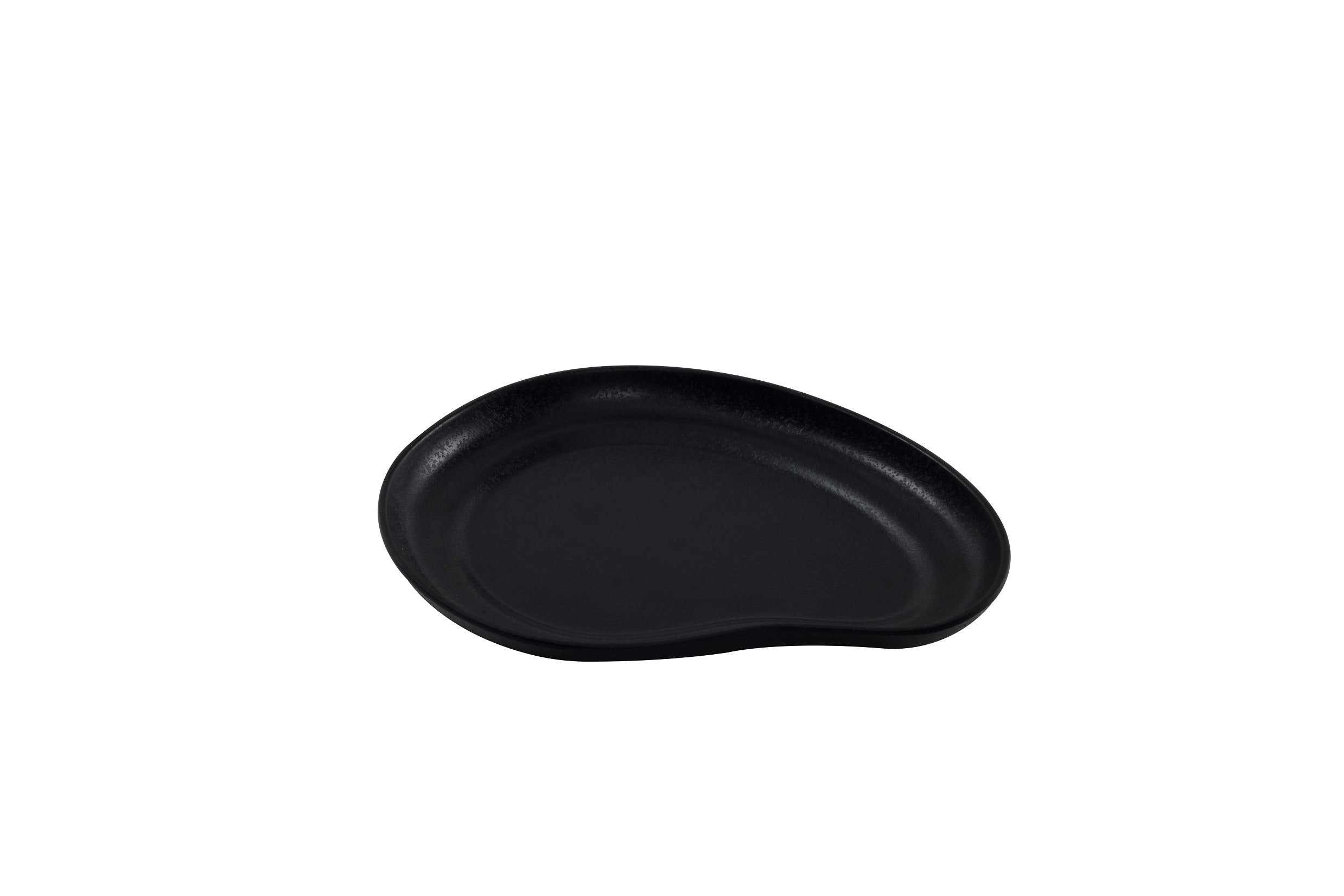 [ Set of 24 ] KAROLA black small plate 7.87 x 6.69 x 0.79 inches-0
