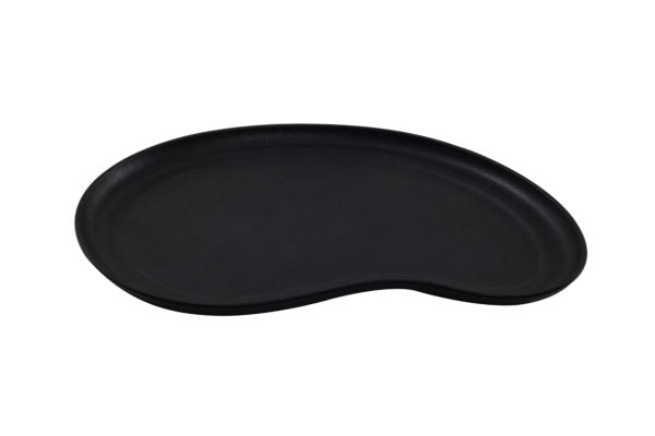 [ Set of 12 ] KAROLA black large plate 13.19" x 7.91"-0