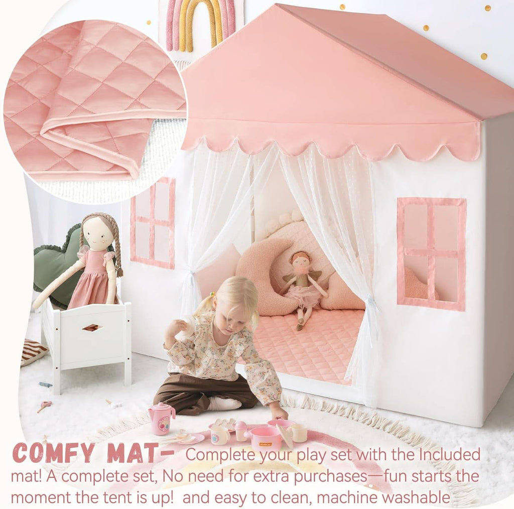 Premium Over sized Pink Indoor Playhouse Tent Toddlers-2
