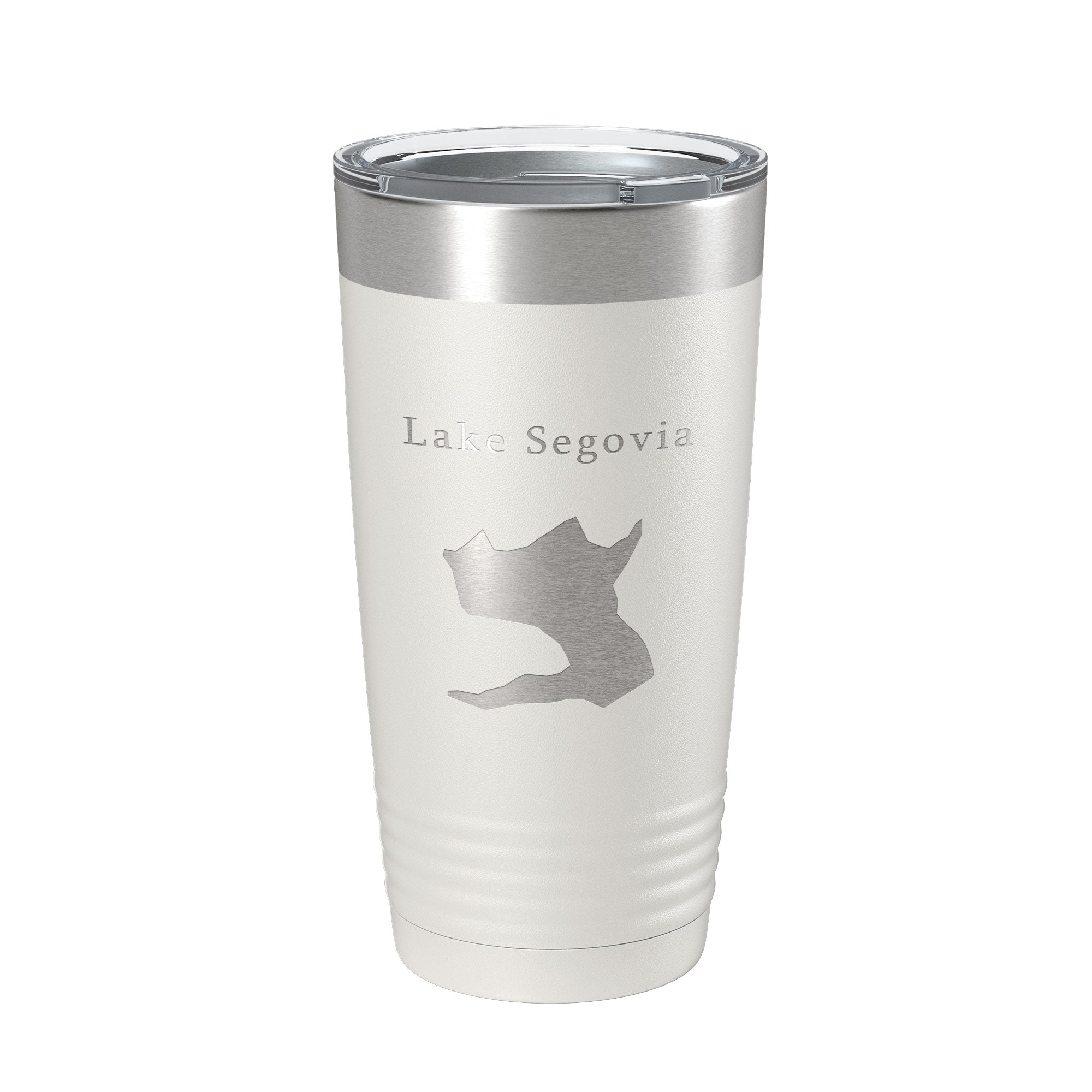 Lake Segovia Map Tumbler Travel Mug Insulated Laser Engraved Coffee Cup Hot Springs Village Arkansas 20 oz-1