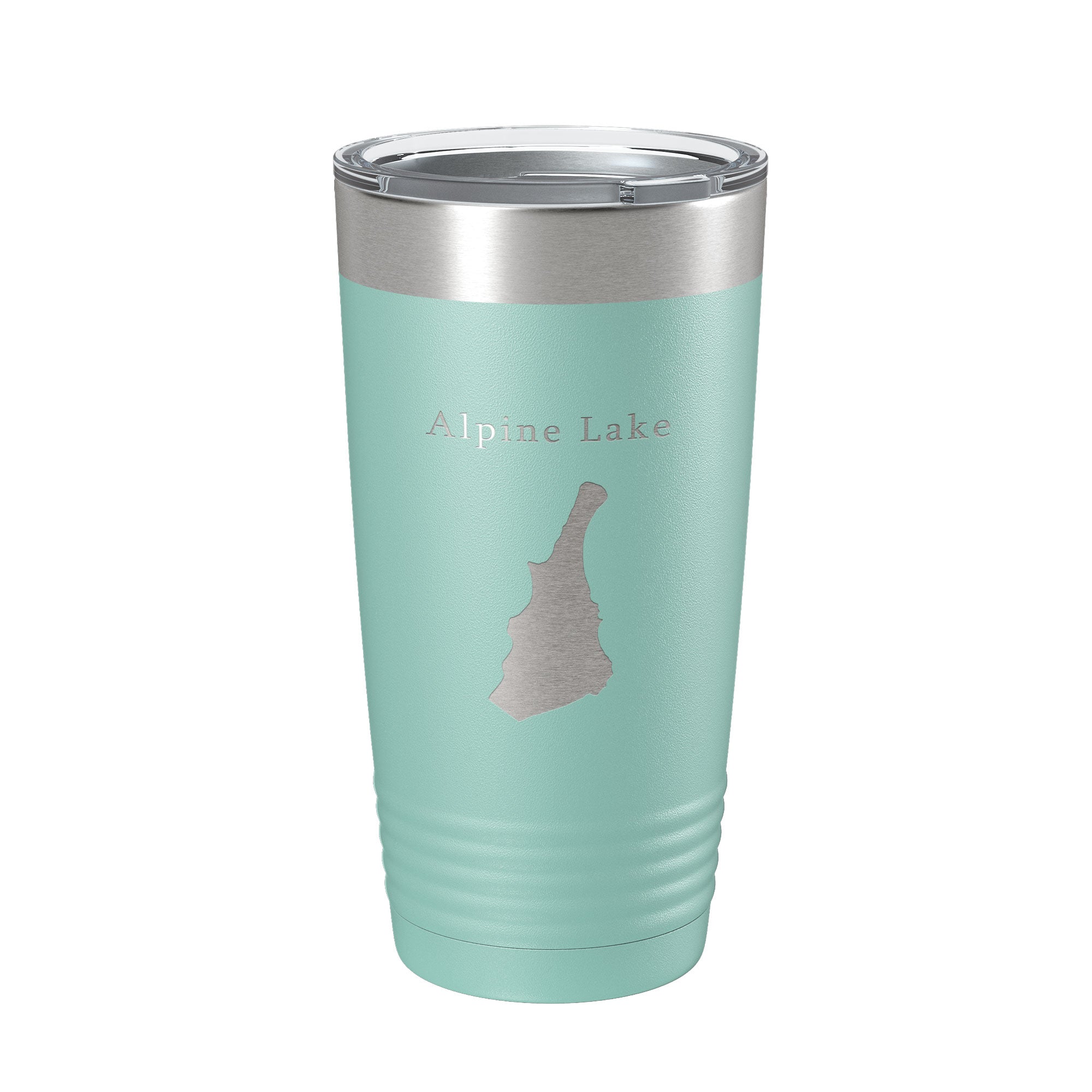 Alpine Lake Hull's Map Tumbler Travel Mug Insulated Laser Engraved Coffee Cup West Virginia 20 oz-12