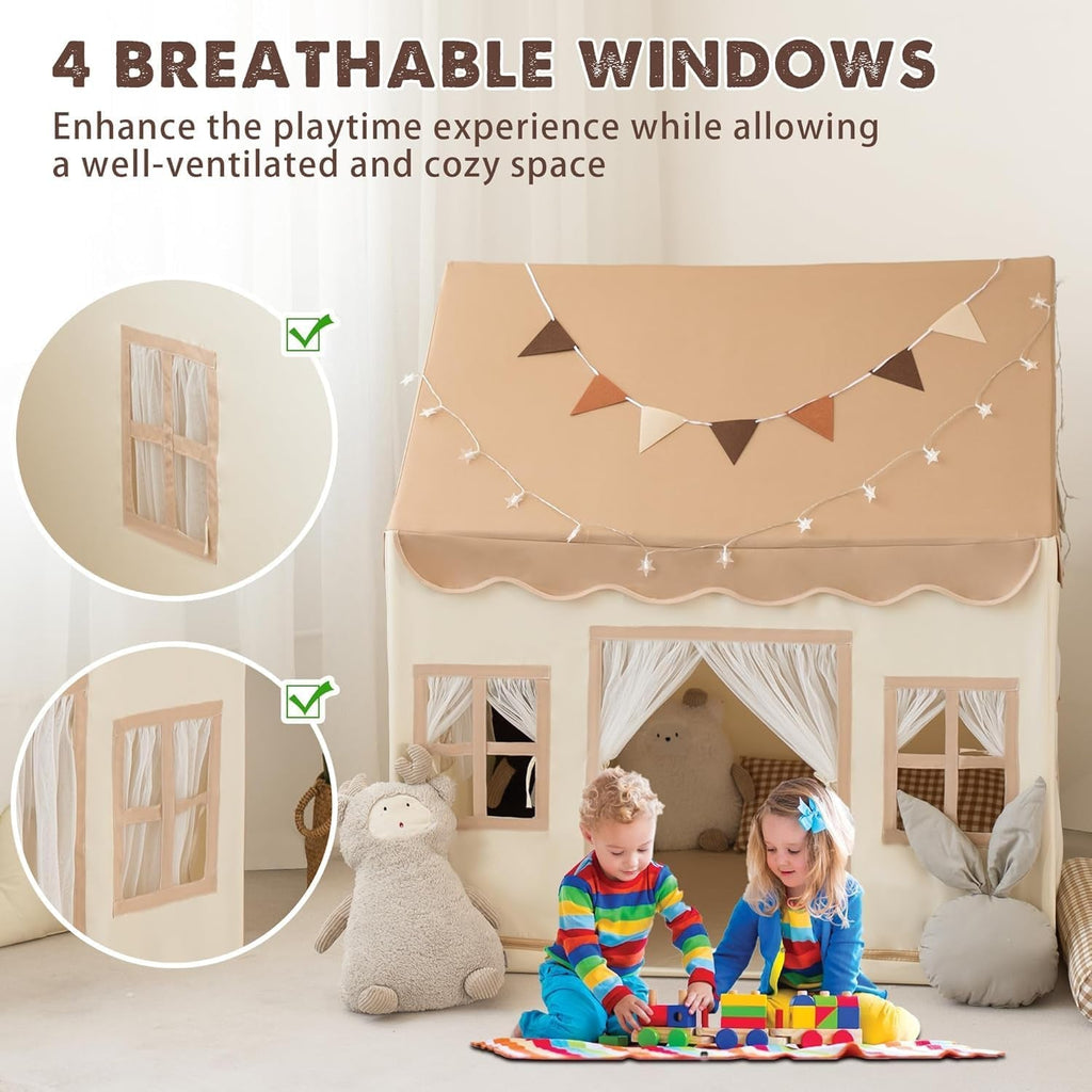 Large Multifunctional Indoor Kids Tent Cushioned Mat