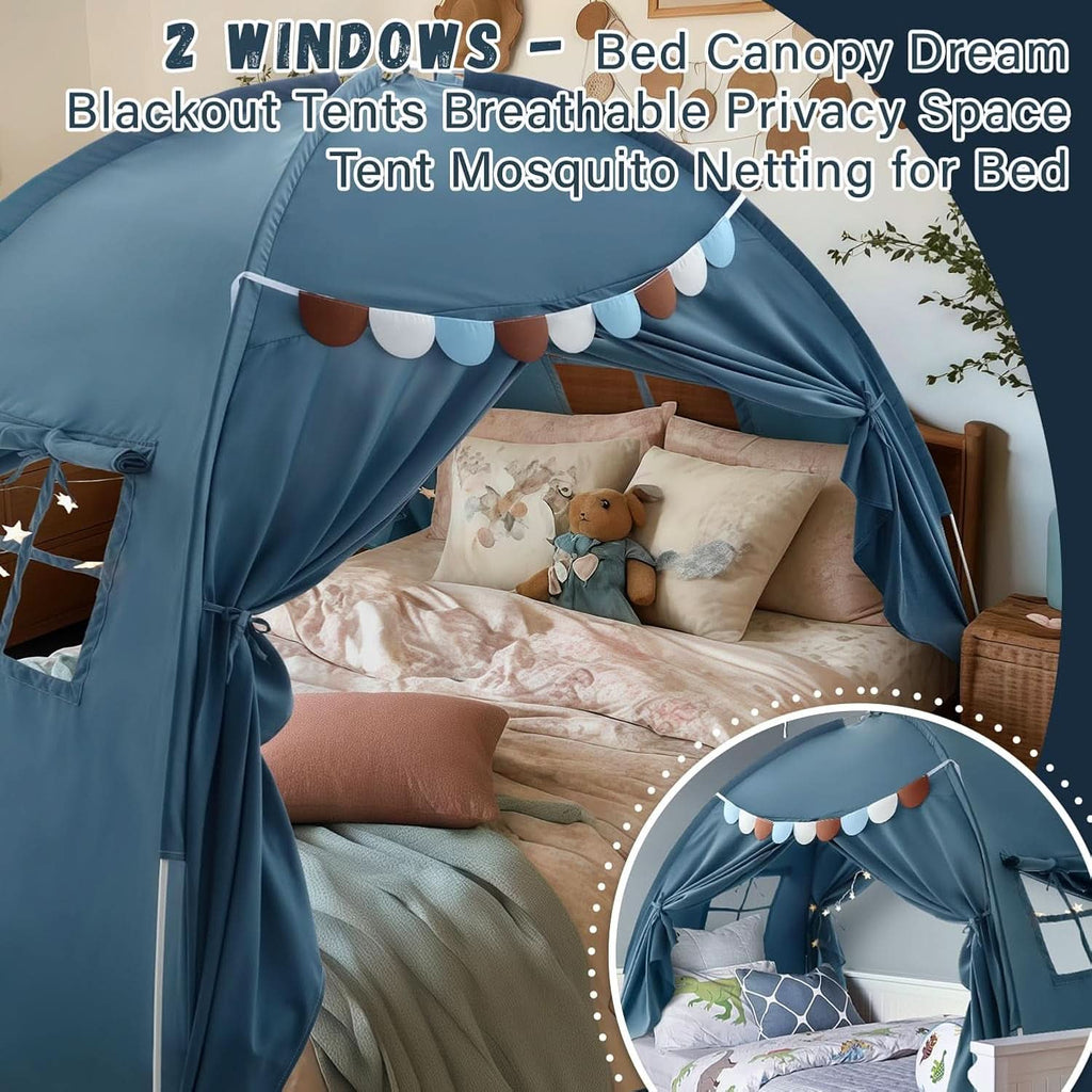 Fullsize Bedroom Canopy Playroom Privacy Tent Deluxe-1