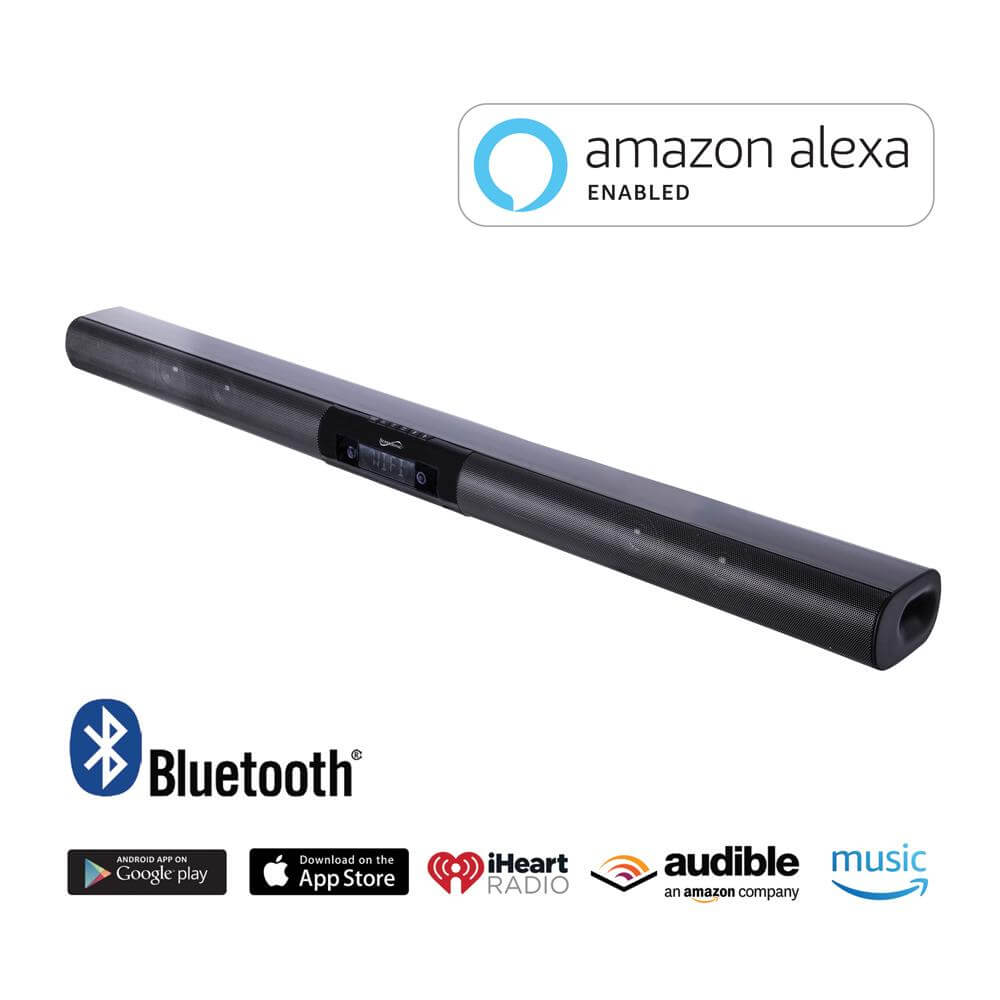 Supersonic 37" Premium Optical Bluetooth SoundBar System with Voice Control-1