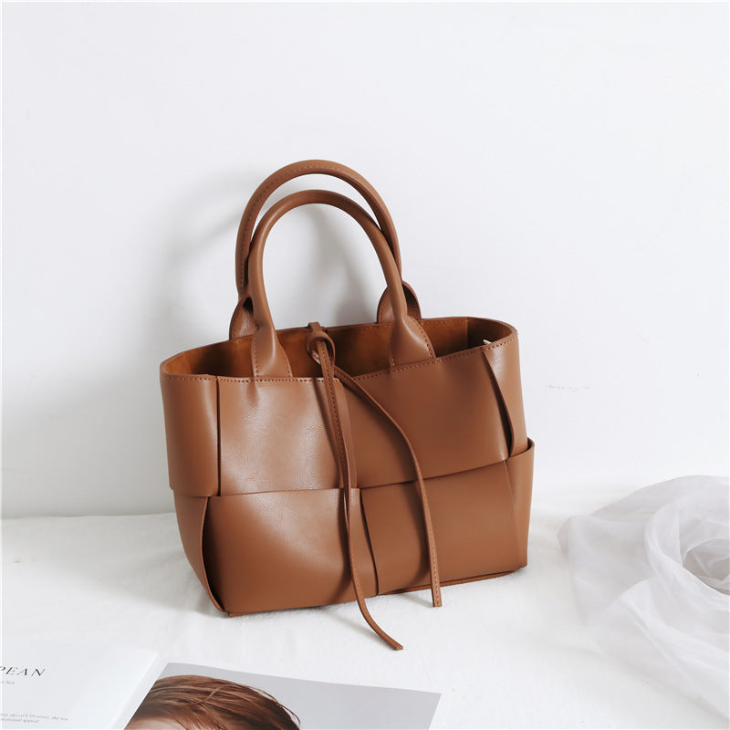 Vintage Women's Woven Crossbody Handbag