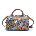 Personalized Hand-printed Cowhide Handbag for Women