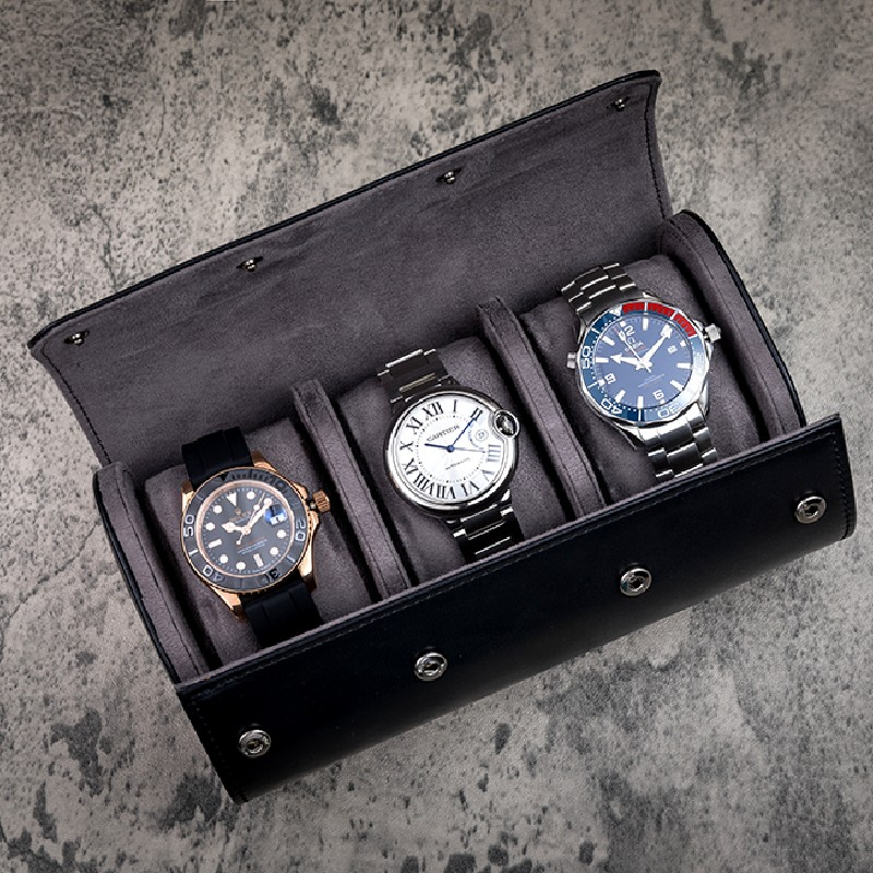 Leather Travel Watch Case