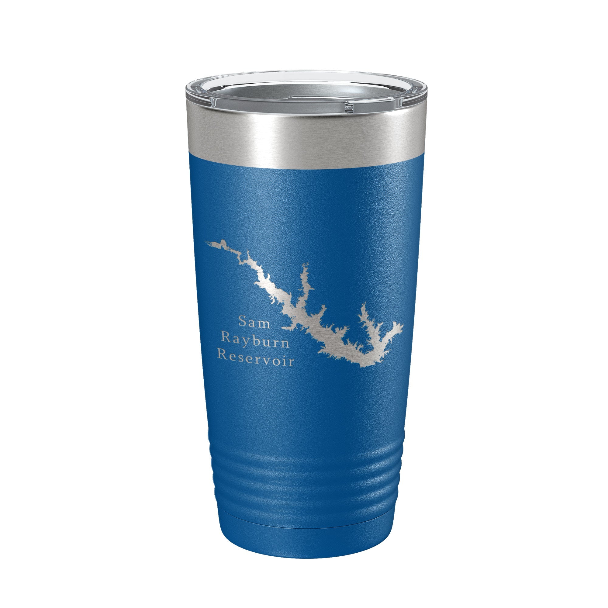 Sam Rayburn Reservoir Tumbler Lake Map Travel Mug Insulated Laser Engraved Coffee Cup Texas 20 oz-6