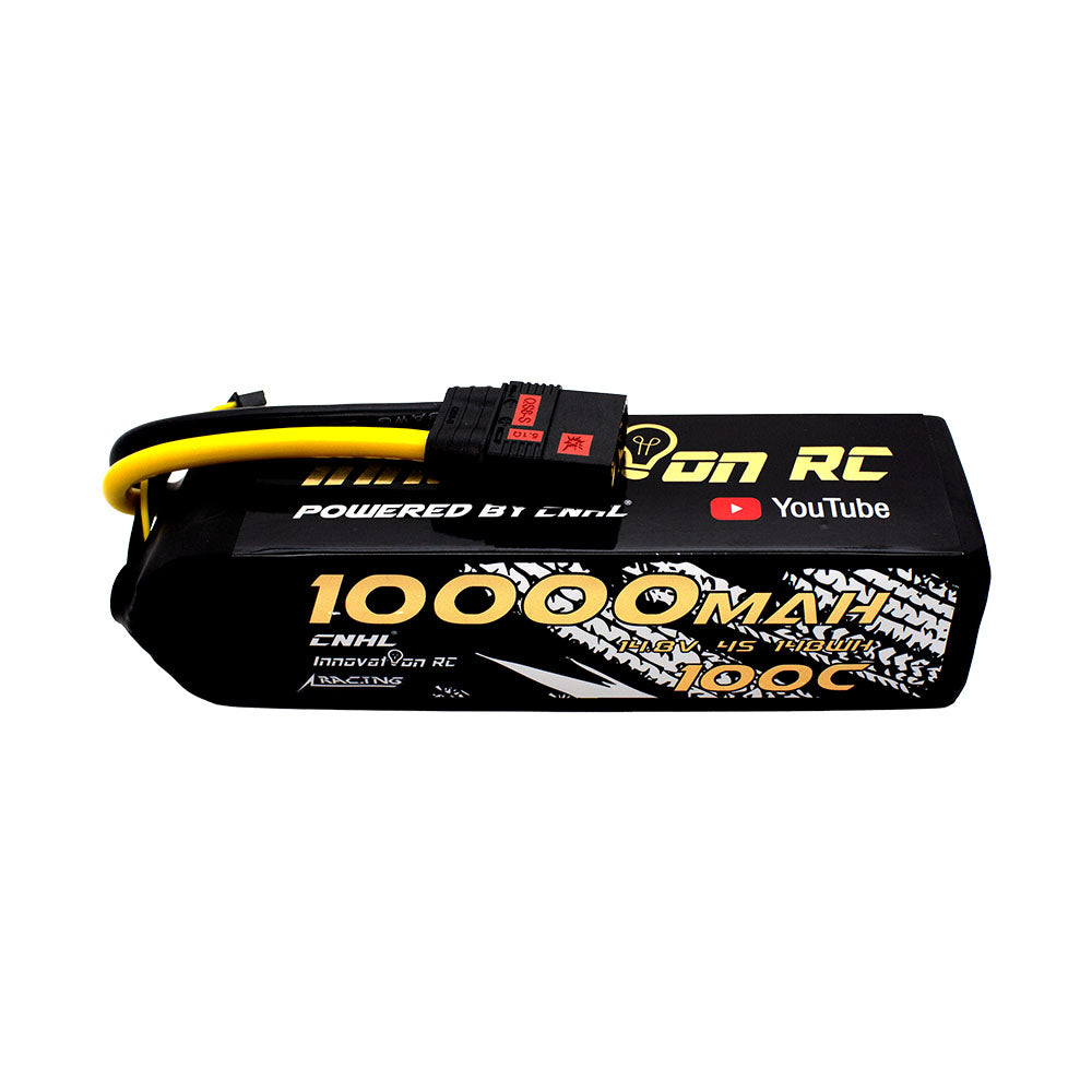 CNHL Innovation RC Series 10000mAh 14.8V 4S Lipo Battery 100C with QS8 Plug