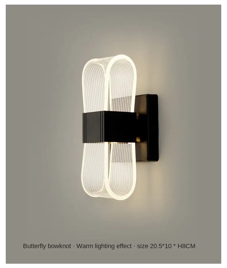 Minimalist Acrylic Wall Lamp for Bedroom and Living Room