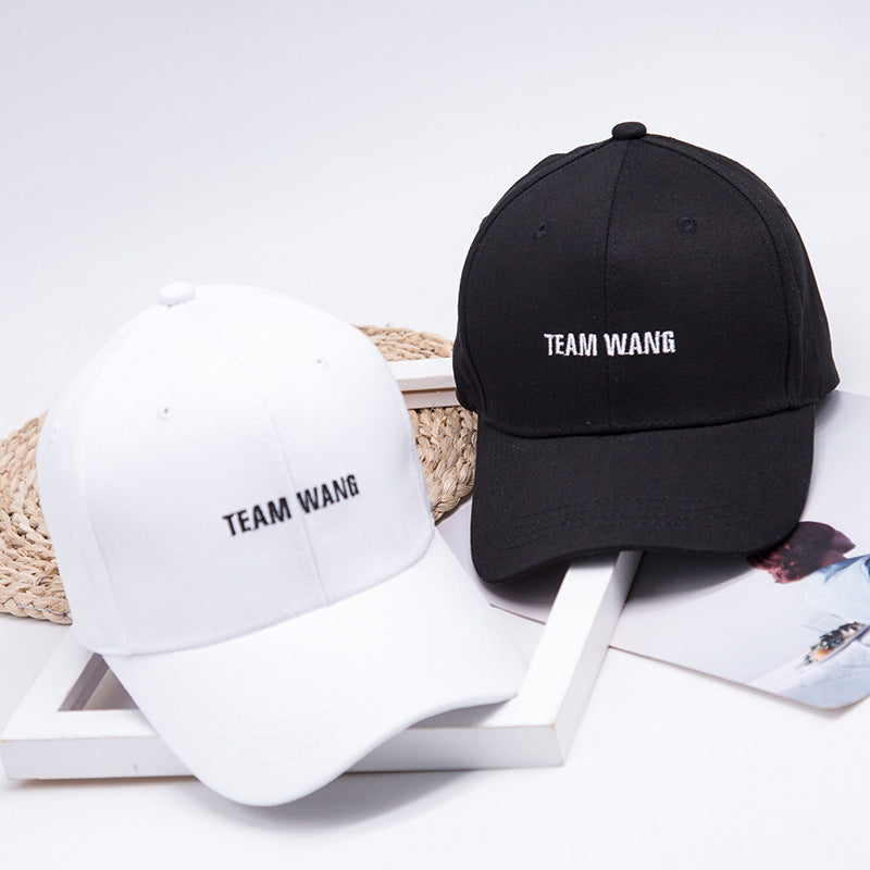 TEAM Hat, Baseball Cap, Embroidered Duckbill Cap