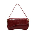 Womens Crescent Shoulder Bags Retro Y2k 90s Hobo HandbagsPU Leather Handle Underarm Clutch PursesCherry Red Shoulder Bags (New-Red)