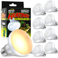 8 Pcs Reptile Heat Lamp Basking Spotlight Bulbs Basking Heat Lamp Bulbs for Reptiles UVA Reptile Light Fixture Terrarium Heat Lamps (100w)