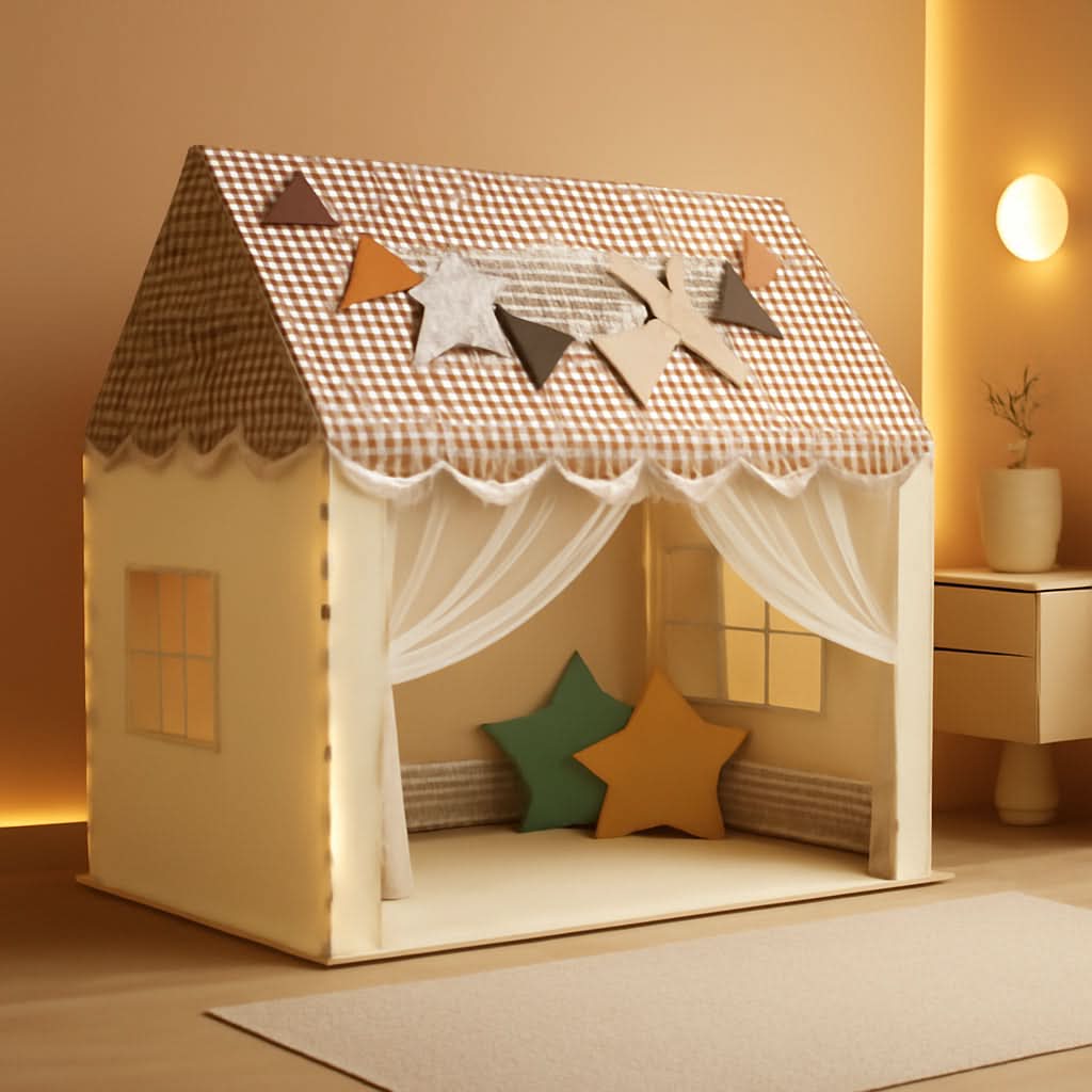 Large 47x40x52 Inches Indoor Outdoor Playhouse Tent-0