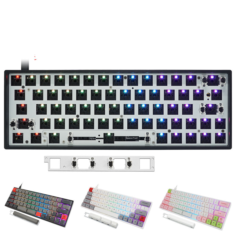 GK64X Mechanical Keyboard Kit - Hot Swappable Bluetooth RGB