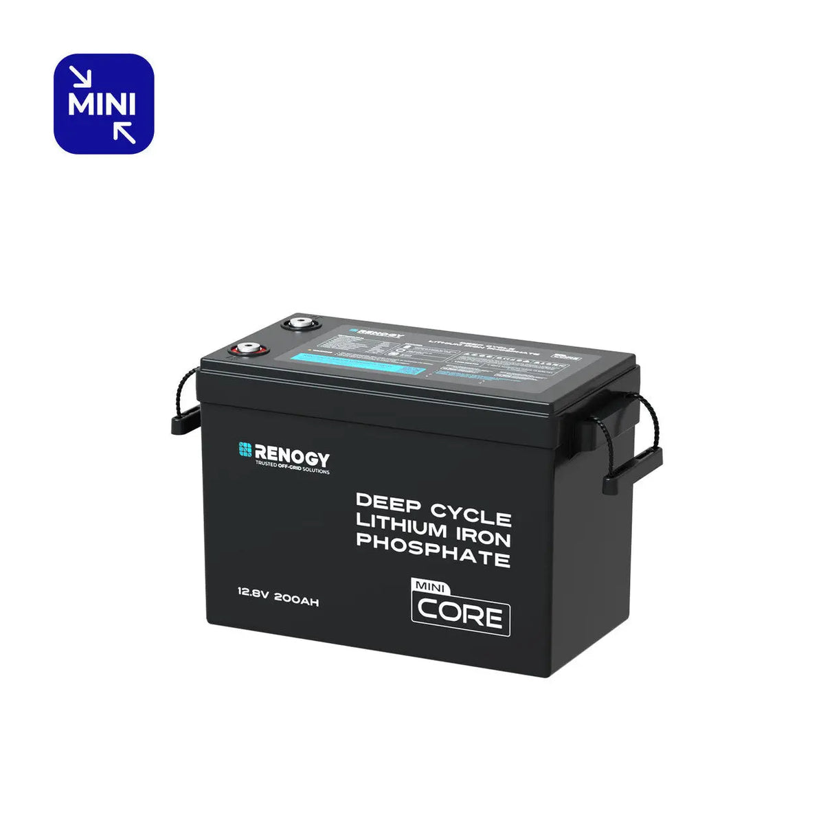 Renogy Core Mini 12V 200Ah LiFePO4 Deep Cycle Battery – Compact Cold-Weather Lithium Power-0