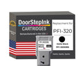 DoorStepInk Brand for Canon PFI-320MBK Matte Black Remanufactured in the USA Ink Cartridge, 2889C001-0