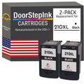 DoorStepInk Brand for Canon PG-210XL Black Twin Pack Remanufactured in the USA Ink Cartridges-0
