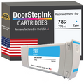 DoorStepInk Brand for HP 789 775mL (CH616A) Cyan Remanufactured in the USA Ink Cartridge-0