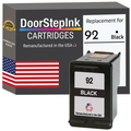 DoorStepInk Brand for HP 92 (C9362WN) Black Remanufactured in the USA Ink Cartridge, C9362WN-0