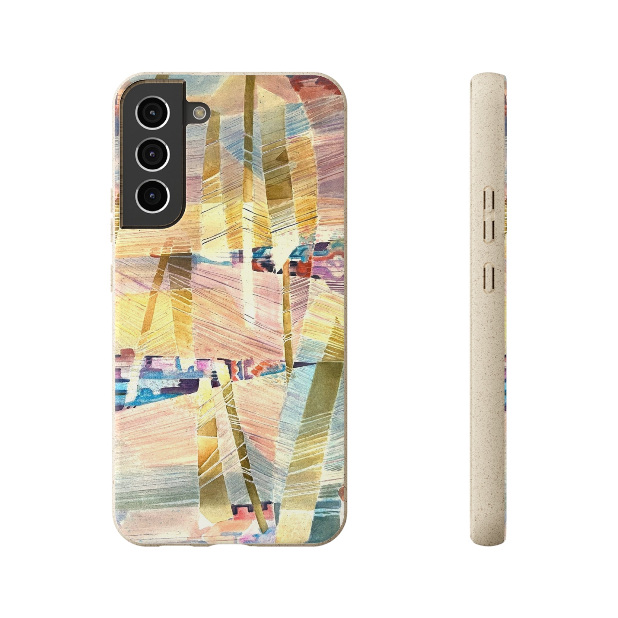 Biodegradable Phone Case with 'Loom Series' Abstract Original Artwork by Barbara Cleary-40