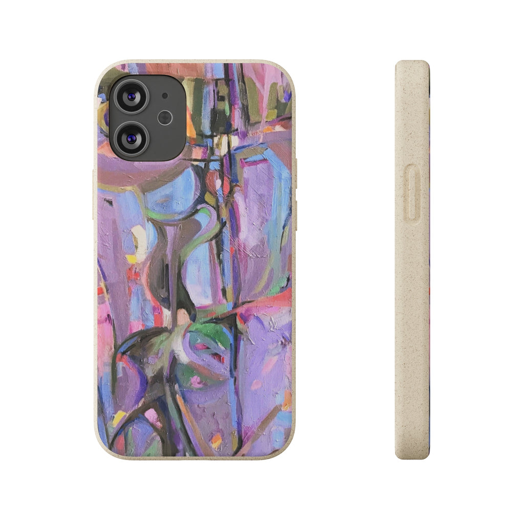 Biodegradable Phone Case with 'Passages' Abstract Original Artwork by Barbara Cleary-18