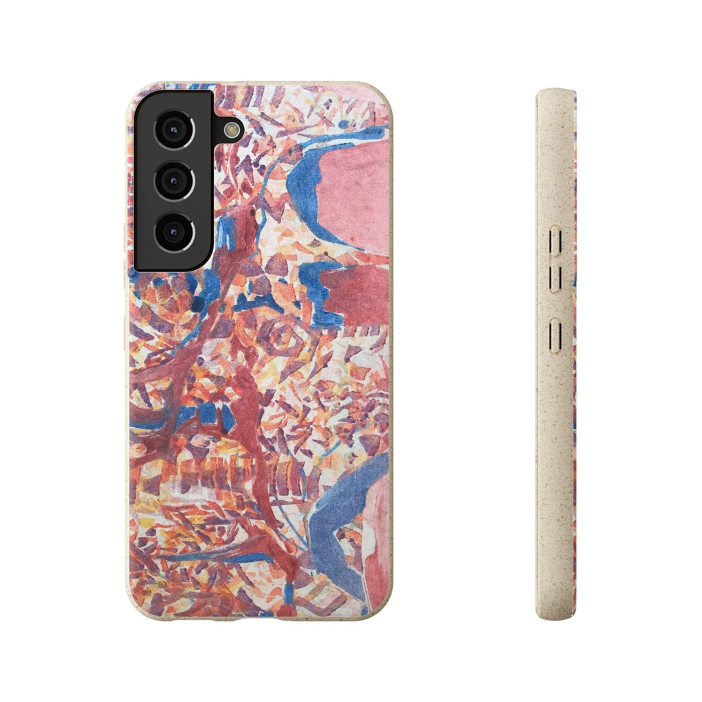 Biodegradable Phone Case with 'Abstract Fusion' Abstract Original Artwork by Barbara Cleary-33