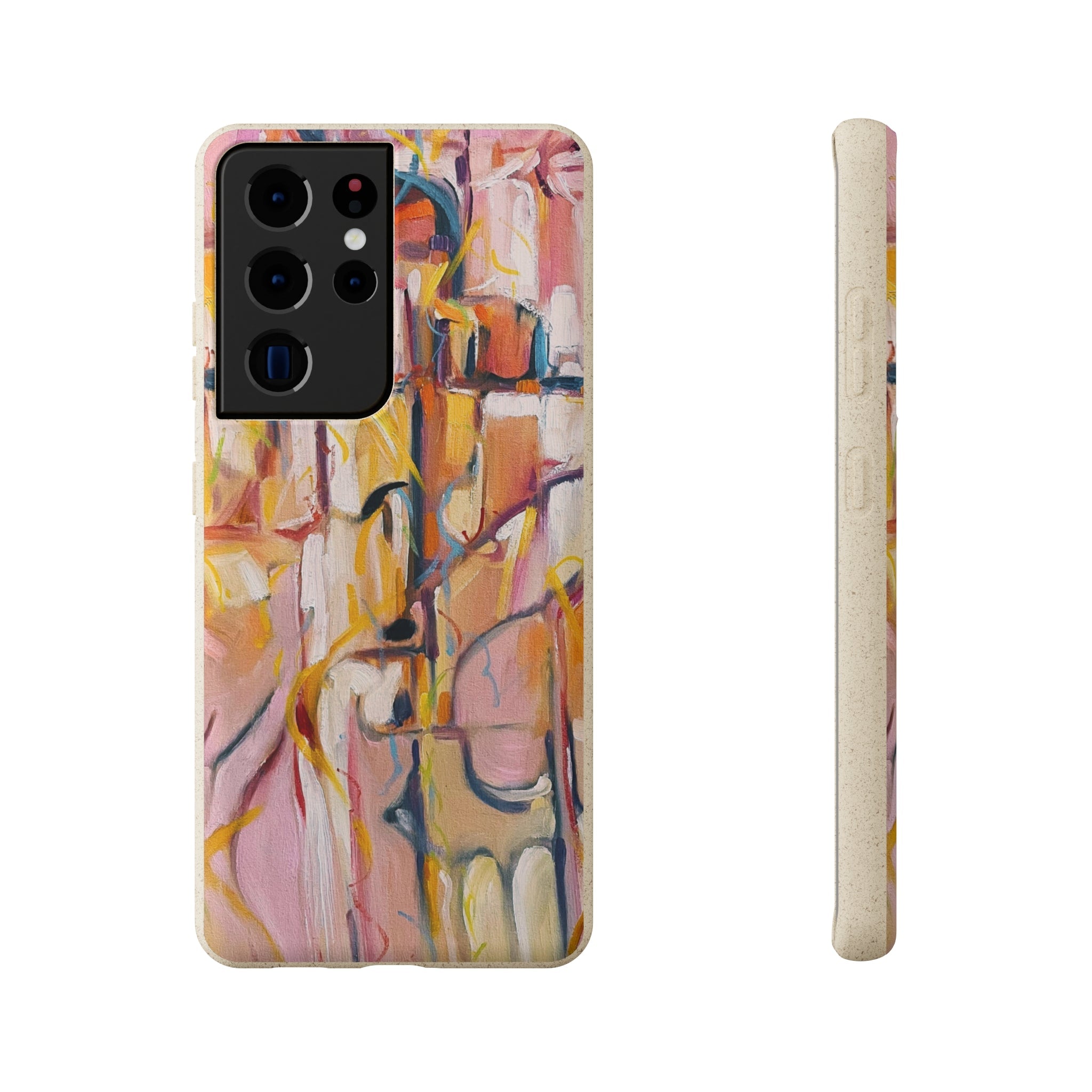 Biodegradable Phone Case with 'Abstract Pueblo' Original Artwork by Barbara Cleary-38
