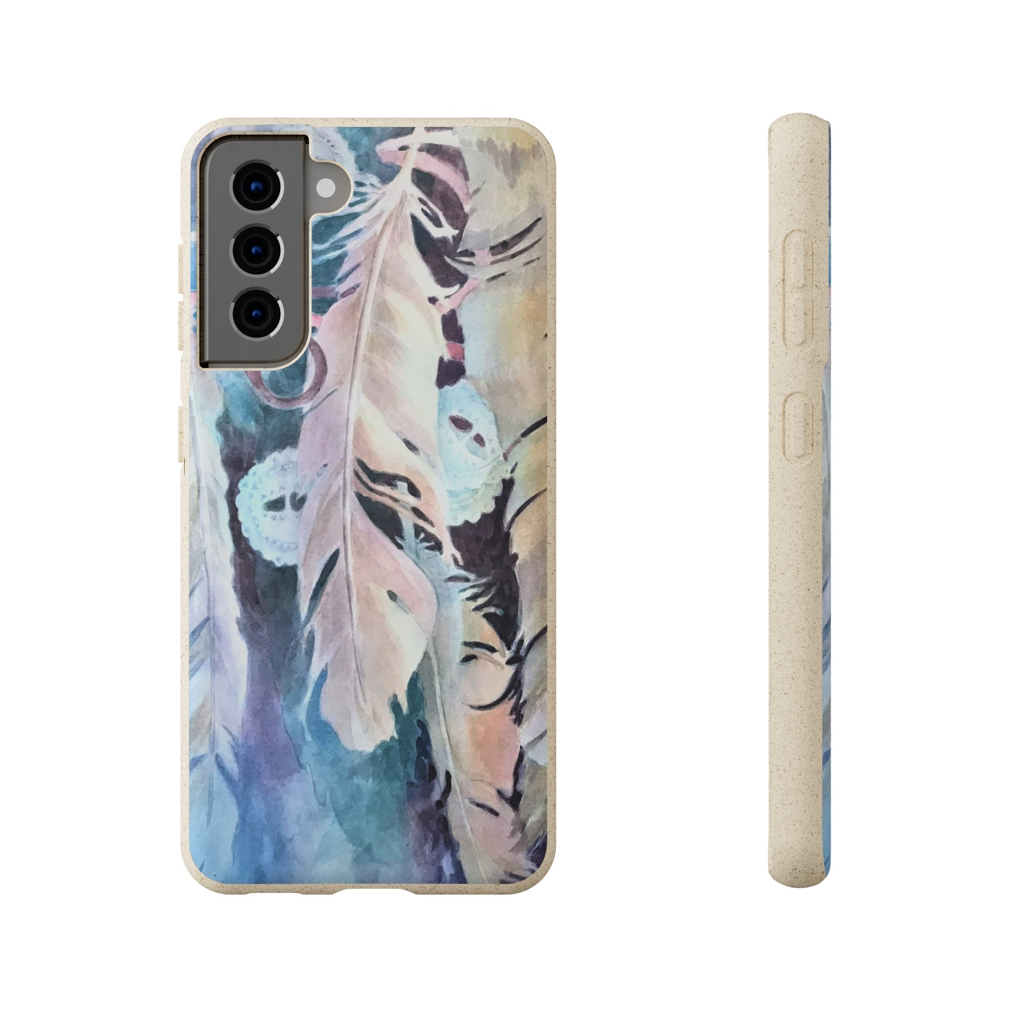 Biodegradable Phone Case with 'Conchos' Watercolor Original Artwork by Barbara Cleary-42