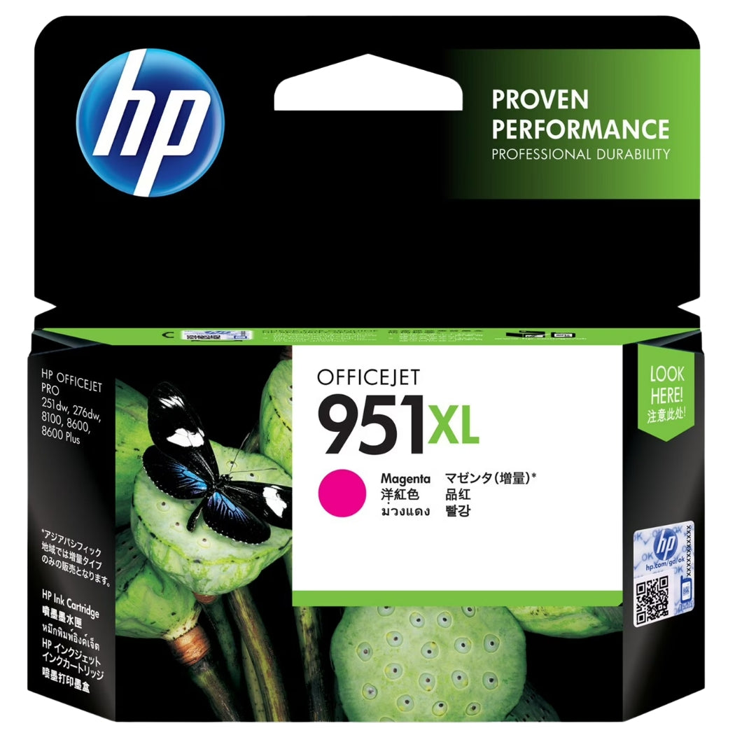 Original HP 951XL (CN047AN) Magenta Ink Cartridges-0