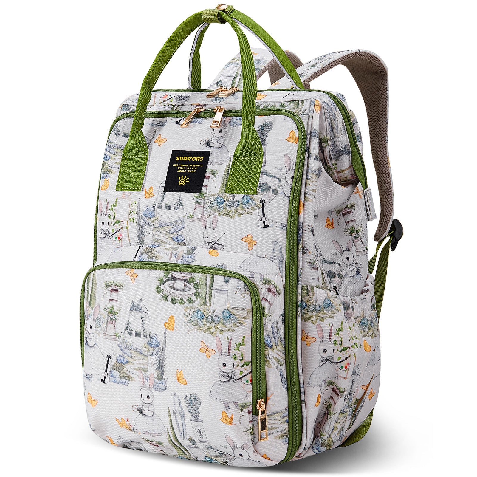 Wide Open Frame Diaper Bag Backpack-0
