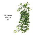 Nearly Natural Ivy Artificial Hanging Bush Pack of 10-0