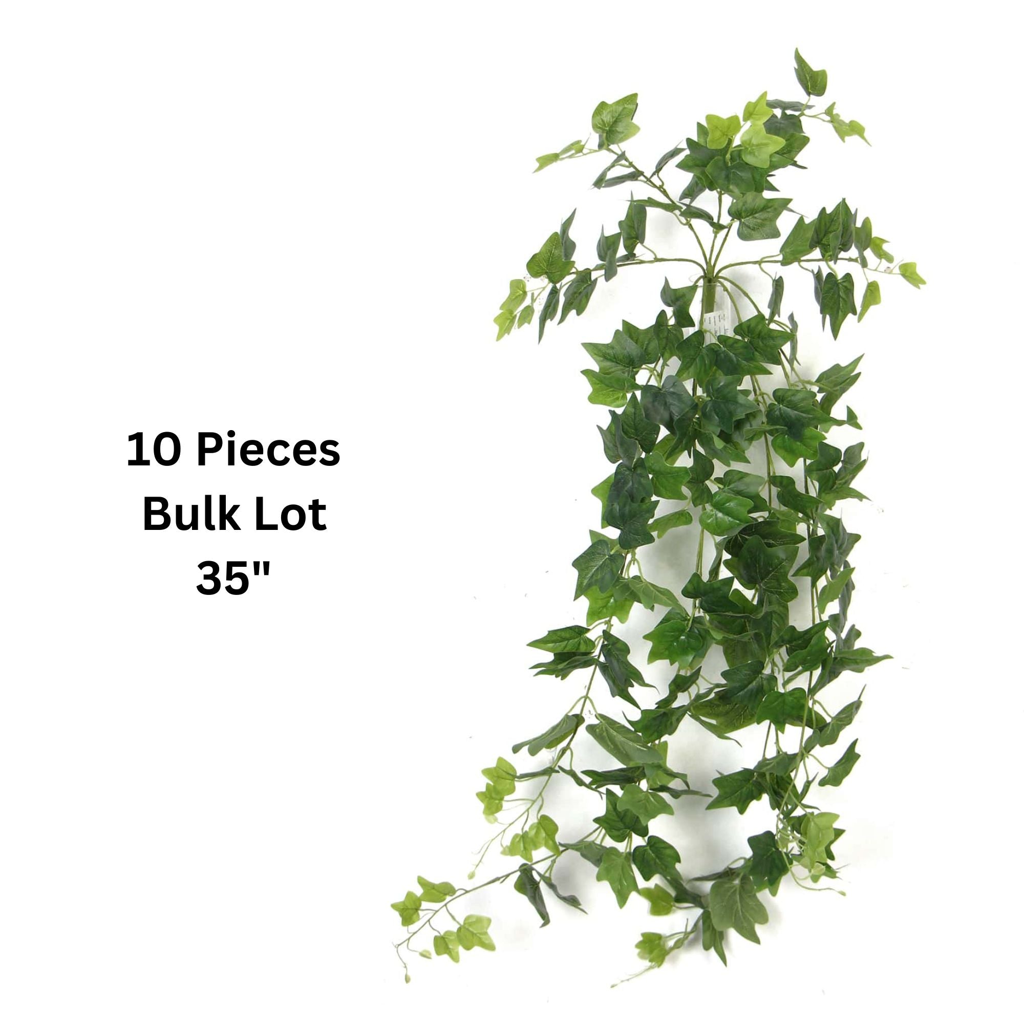 Nearly Natural Ivy Artificial Hanging Bush Pack of 10-0