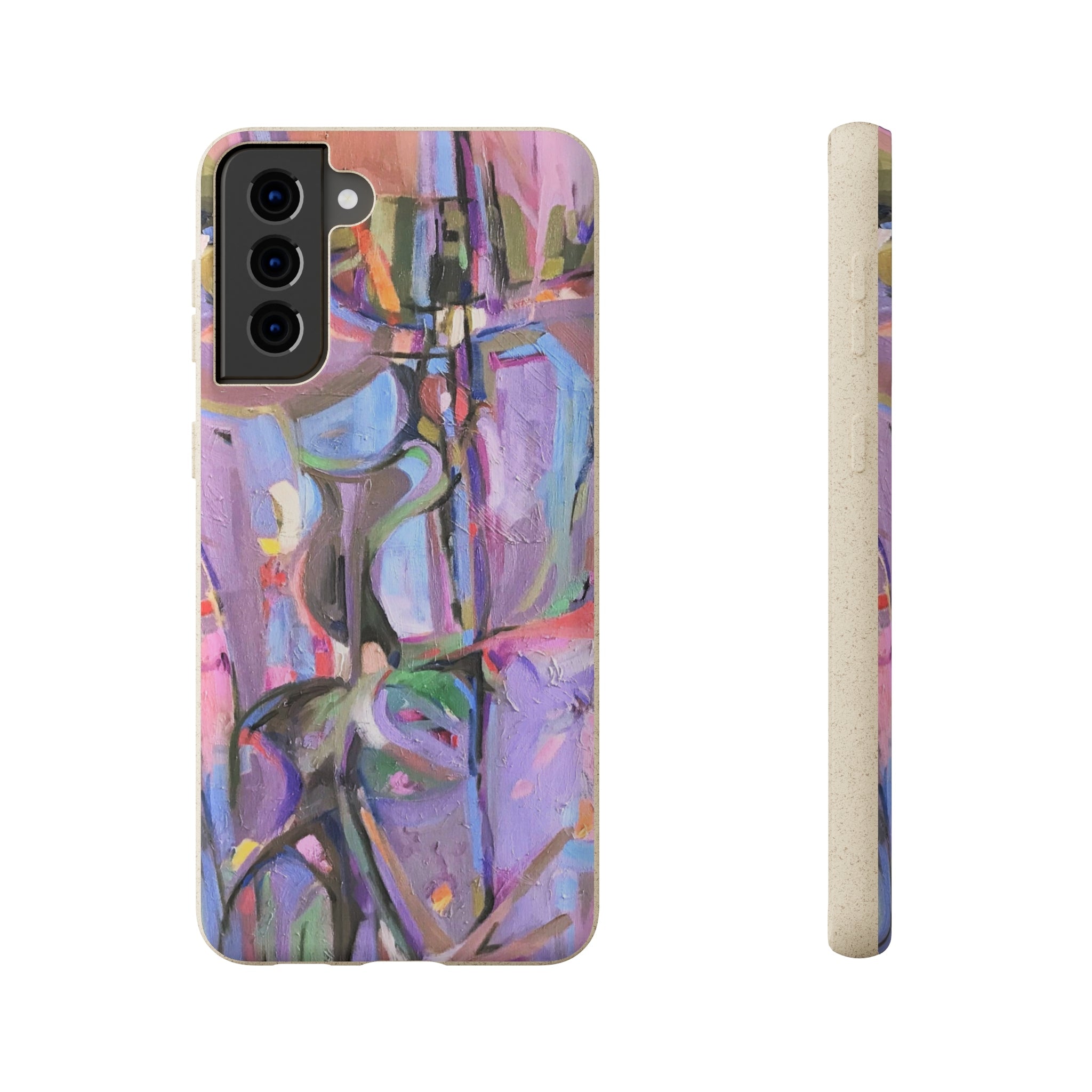 Biodegradable Phone Case with 'Passages' Abstract Original Artwork by Barbara Cleary-37
