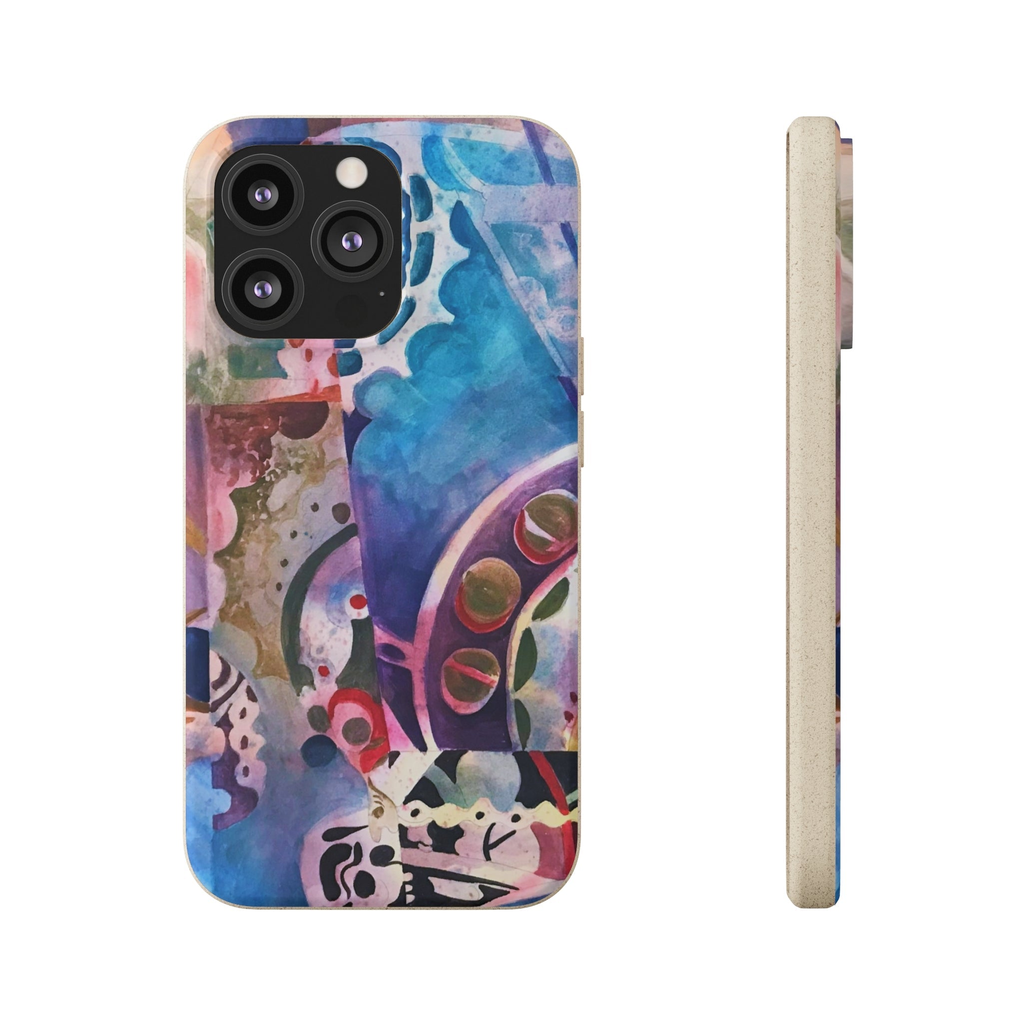 Biodegradable Phone Case with 'Kaleidoscope' Abstract Original Artwork by Barbara Cleary-25
