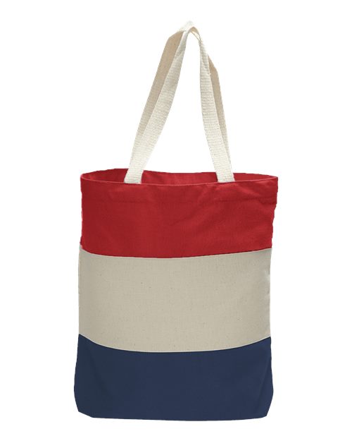 Q-Tees - 11L Tri-Color Tote - Q125900-6