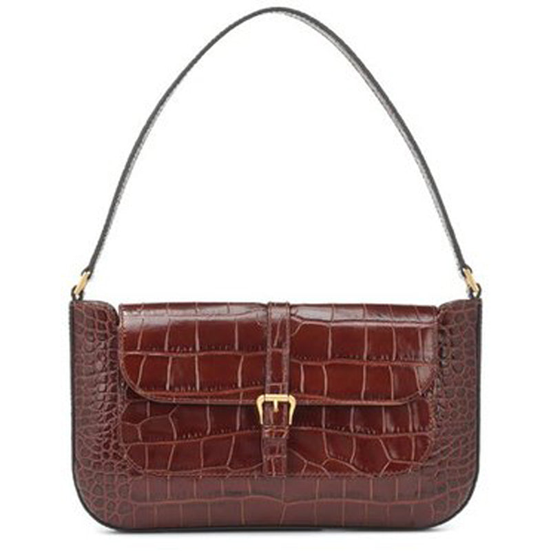 Crocodile Pattern Tote Bag - Vintage Style Handbag