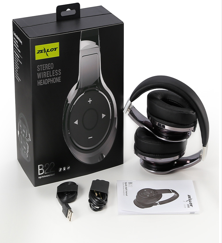 Bluetooth Headphones, Stereo Over-Ear Headset