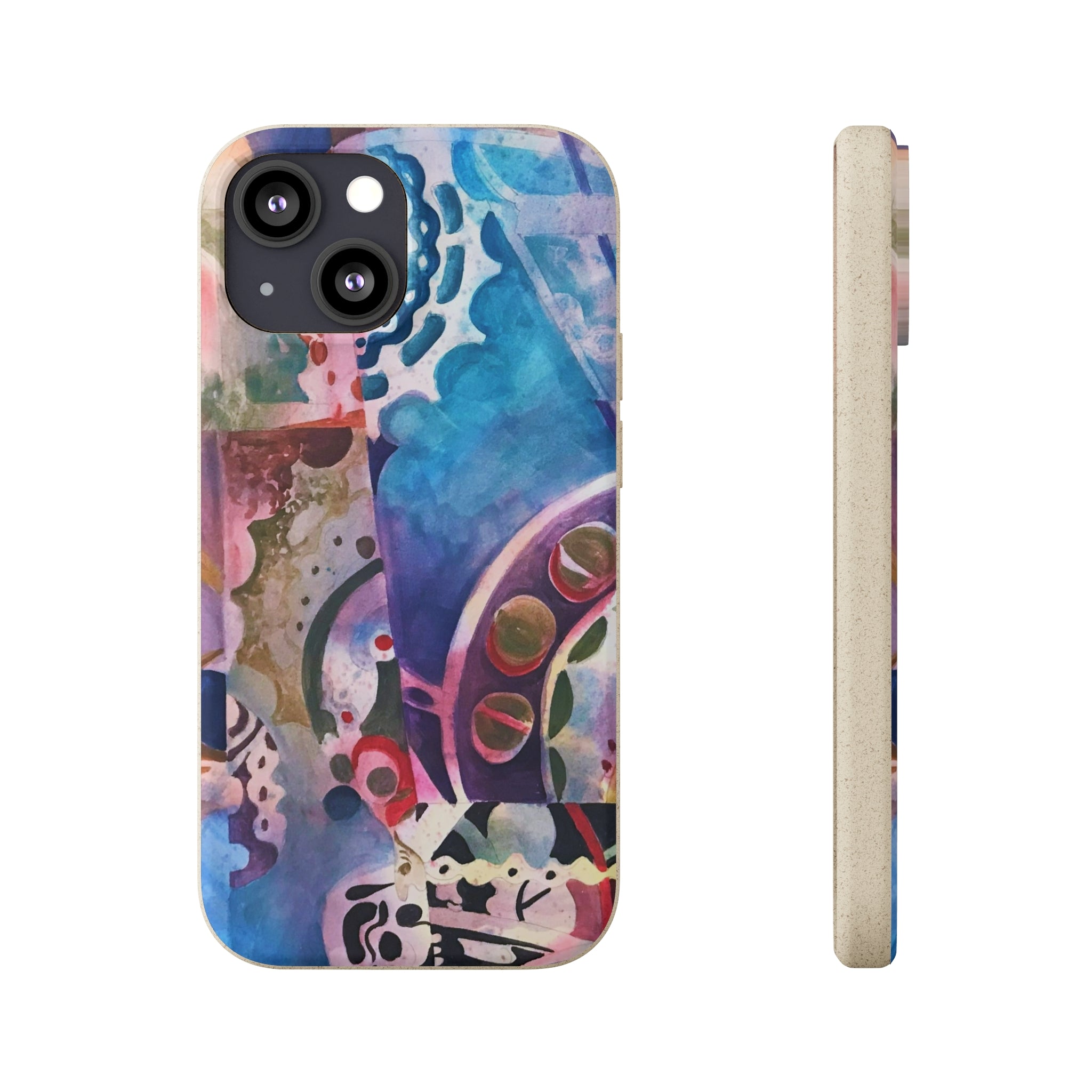 Biodegradable Phone Case with 'Kaleidoscope' Abstract Original Artwork by Barbara Cleary-24