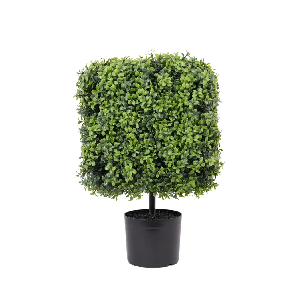 Square Topiary Artificial Plant 22in – UV Resistant (Clearance Price)-0