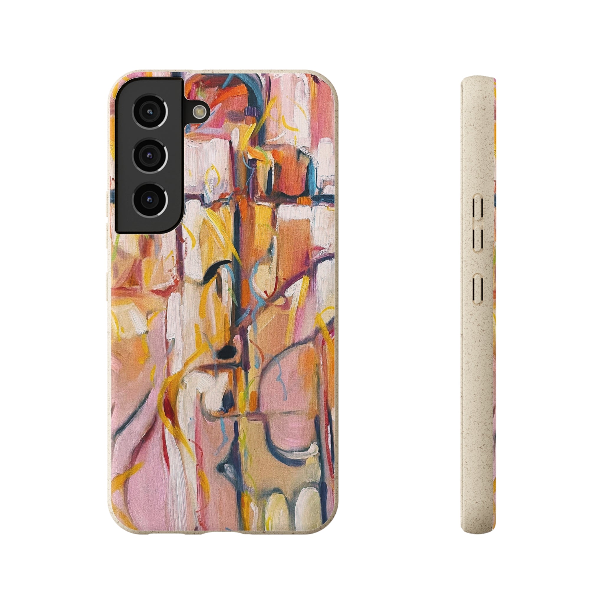 Biodegradable Phone Case with 'Abstract Pueblo' Original Artwork by Barbara Cleary-33