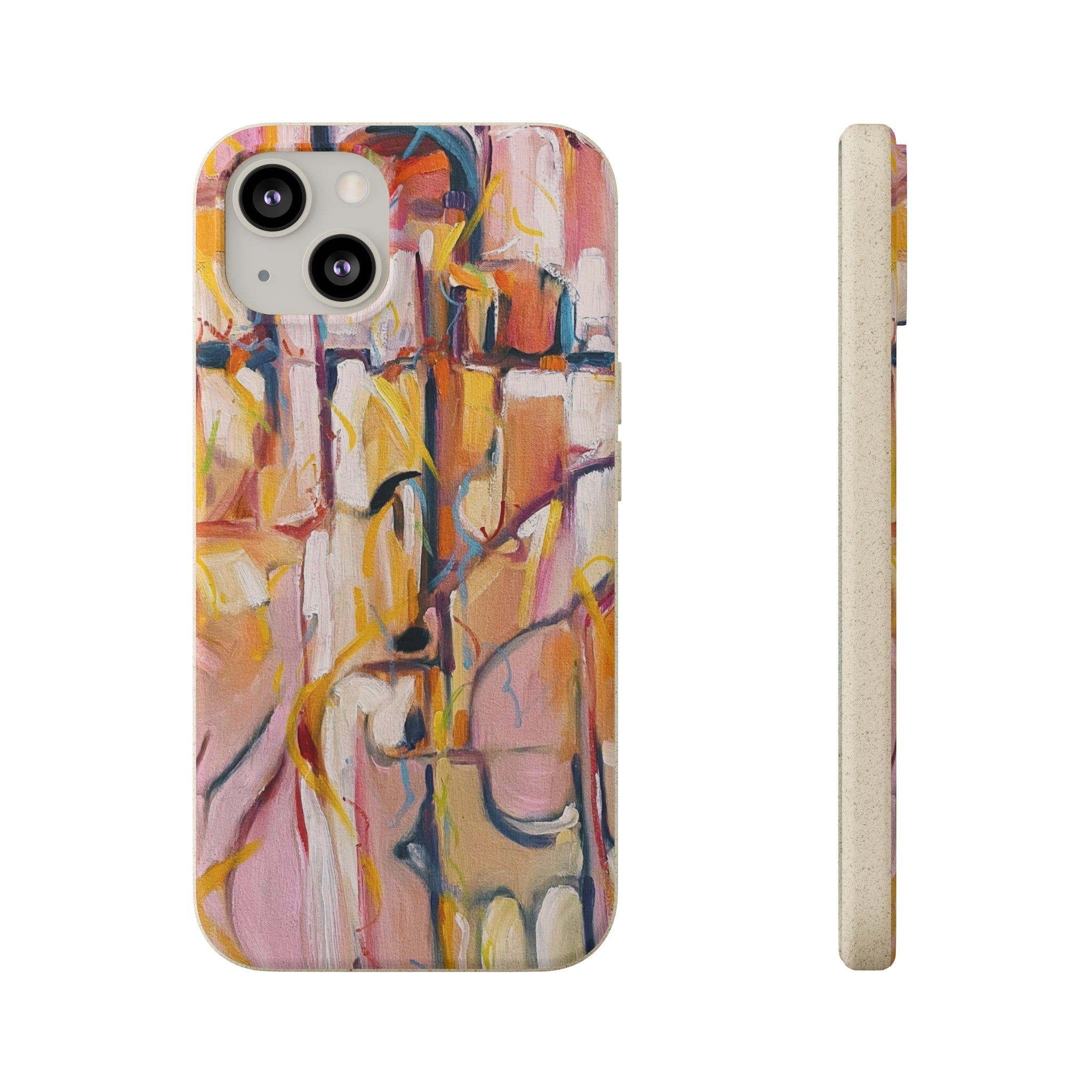 Biodegradable Phone Case with 'Abstract Pueblo' Original Artwork by Barbara Cleary-22