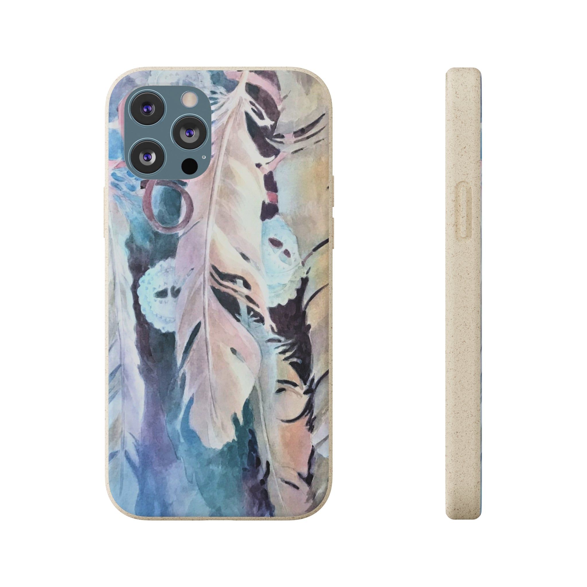 Biodegradable Phone Case with 'Conchos' Watercolor Original Artwork by Barbara Cleary-29