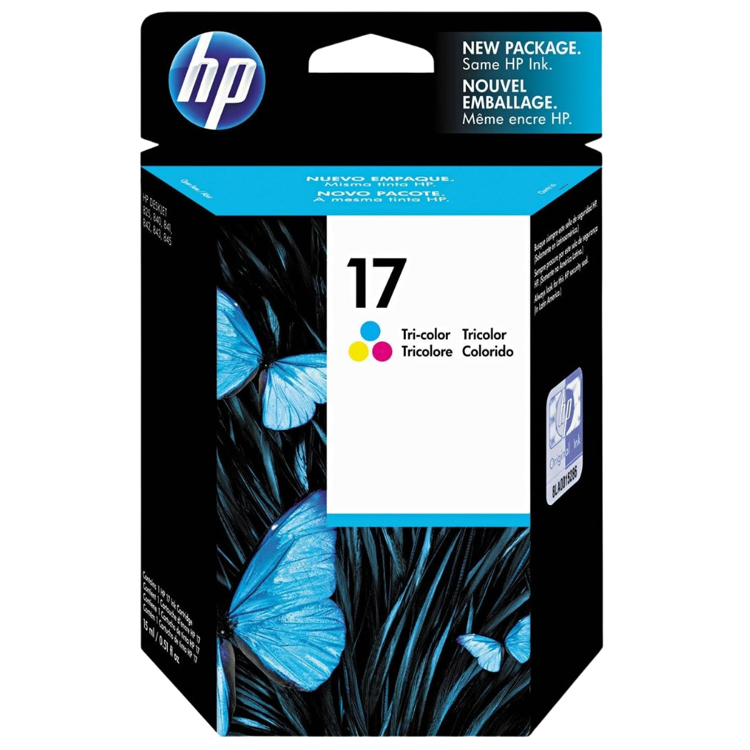 HP 17 (C6625A) Tri-Color Original Ink Cartridge-0