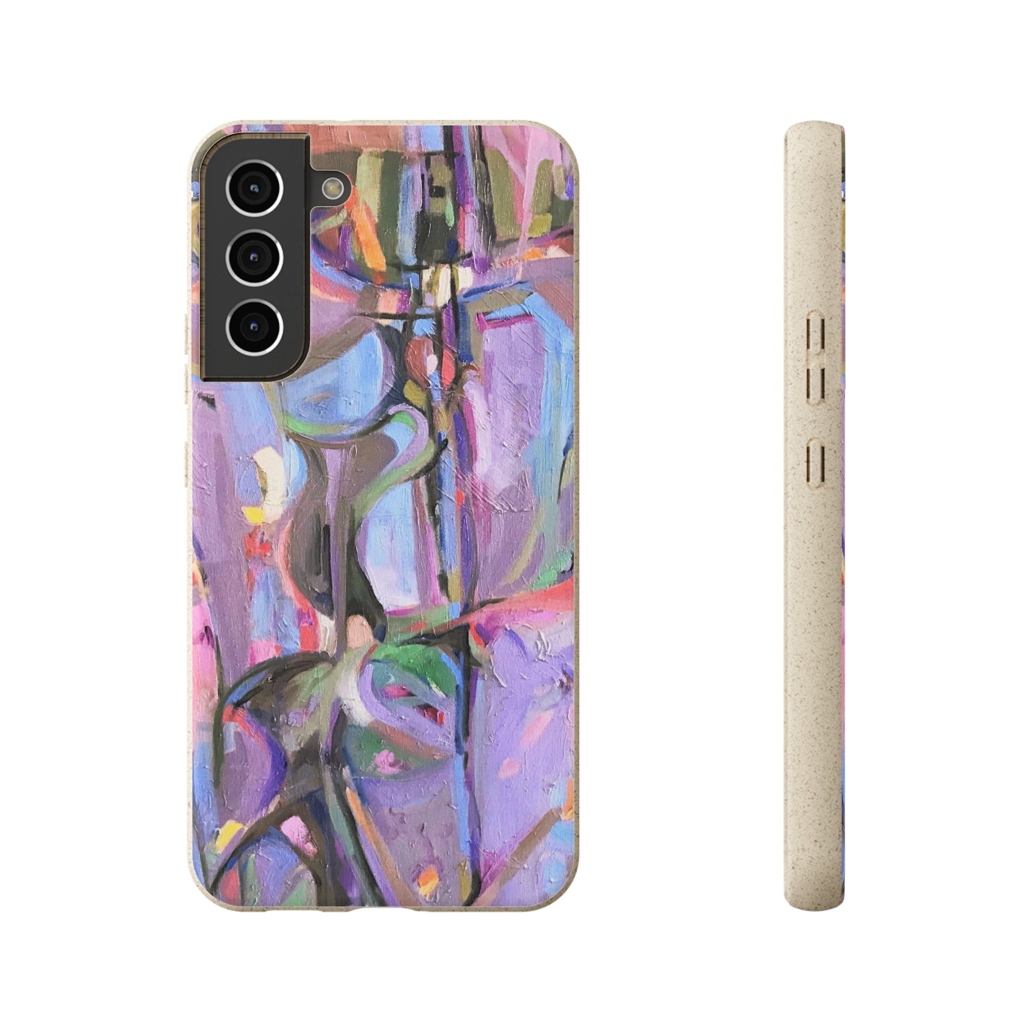 Biodegradable Phone Case with 'Passages' Abstract Original Artwork by Barbara Cleary-34