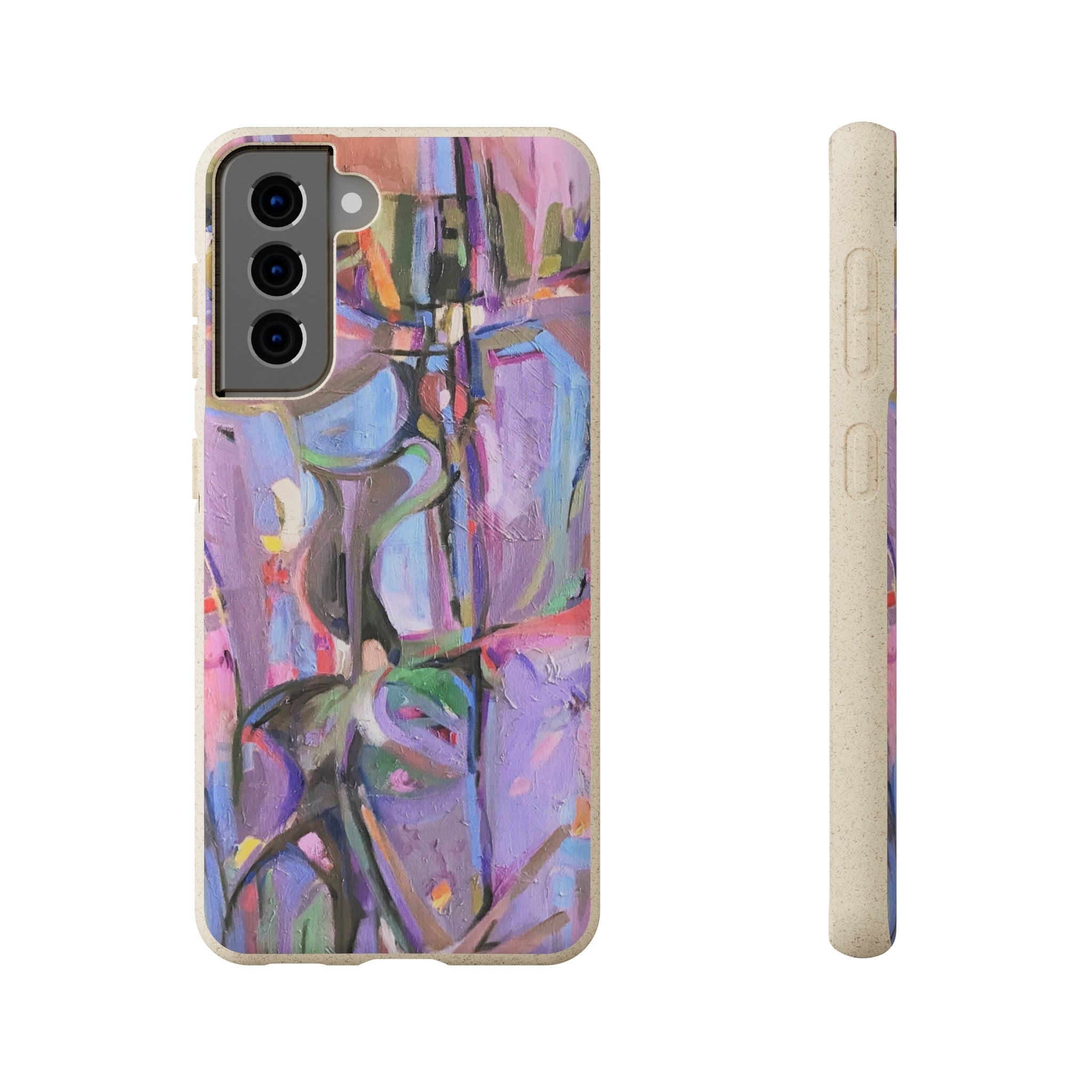 Biodegradable Phone Case with 'Passages' Abstract Original Artwork by Barbara Cleary-36