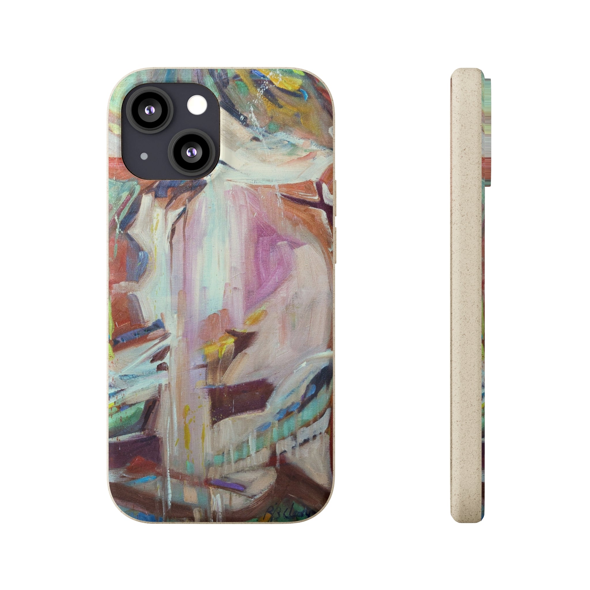 Biodegradable Phone Case with 'All Seasons' Abstract Original Artwork by Barbara Cleary-14