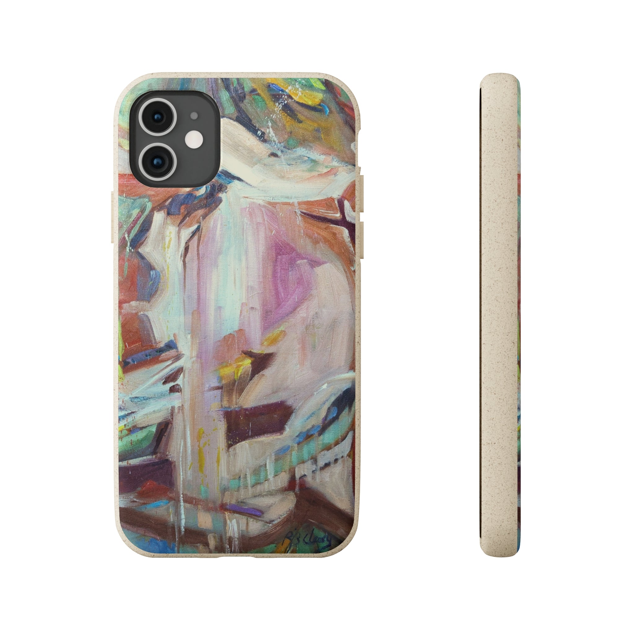 Biodegradable Phone Case with 'All Seasons' Abstract Original Artwork by Barbara Cleary-21