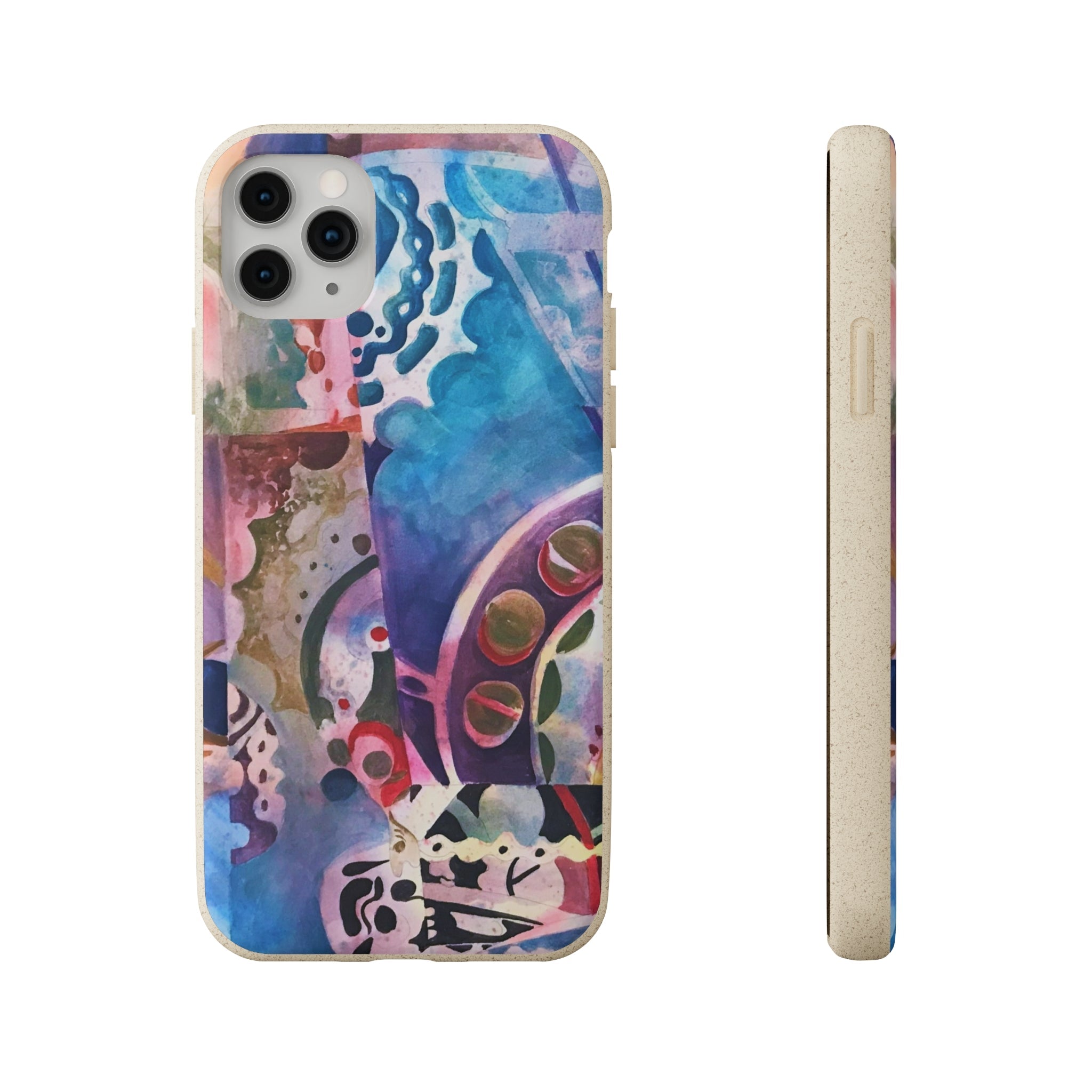 Biodegradable Phone Case with 'Kaleidoscope' Abstract Original Artwork by Barbara Cleary-32