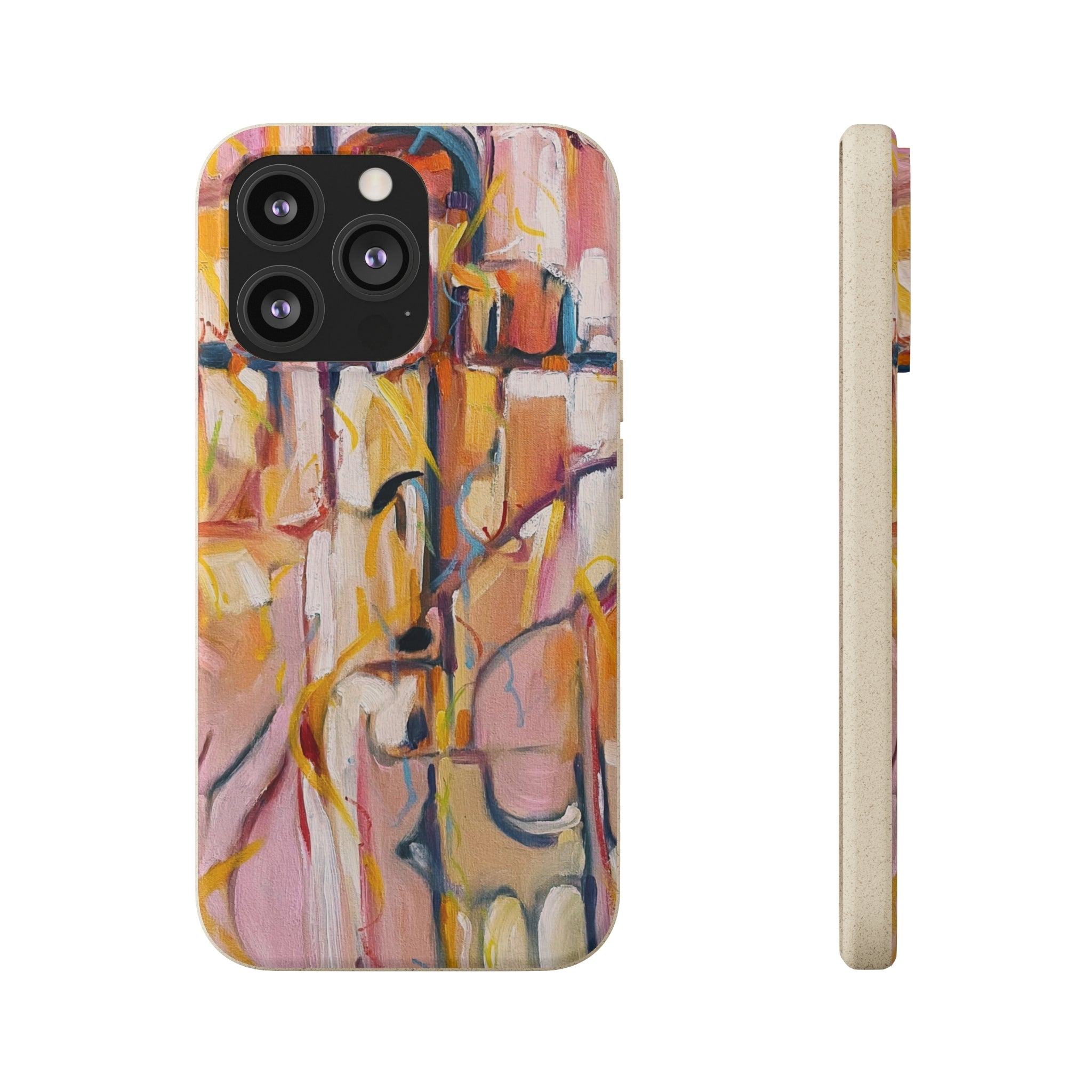 Biodegradable Phone Case with 'Abstract Pueblo' Original Artwork by Barbara Cleary-15